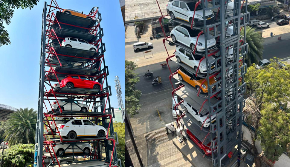 Rotary Parking in India